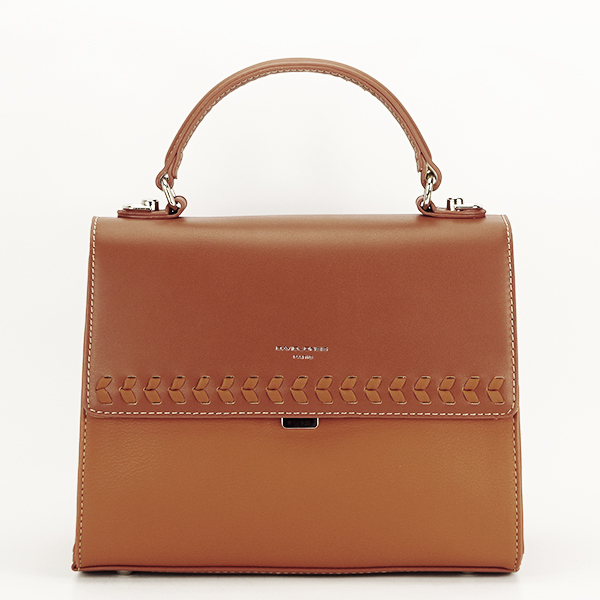 Geanta office casual cognac helen