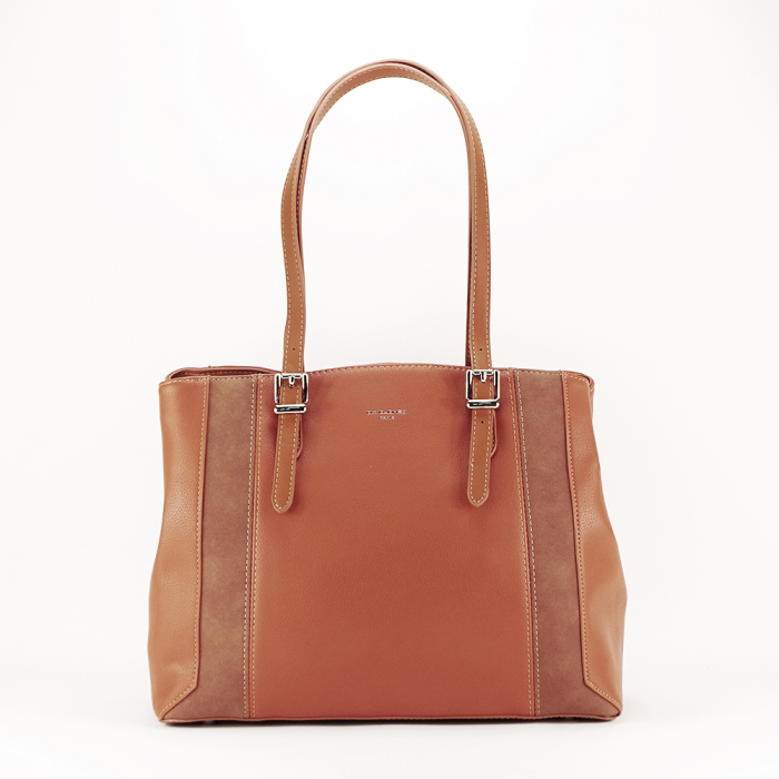 Geanta office cognac Raven