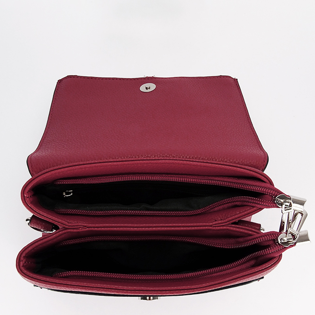 Geanta rosu inchis casual Flora&CO Paris H6922 126 [7]