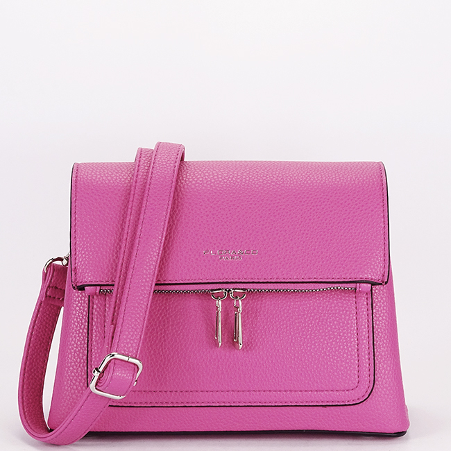 Geanta fucsia casual FloraCO Paris H6922 126