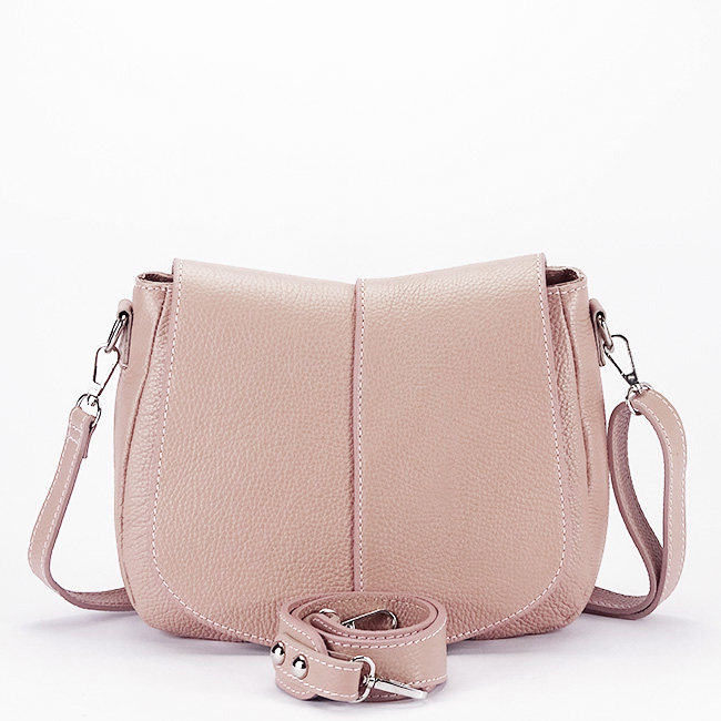 Geanta roz deschis din piele naturala 8960 123 [6]