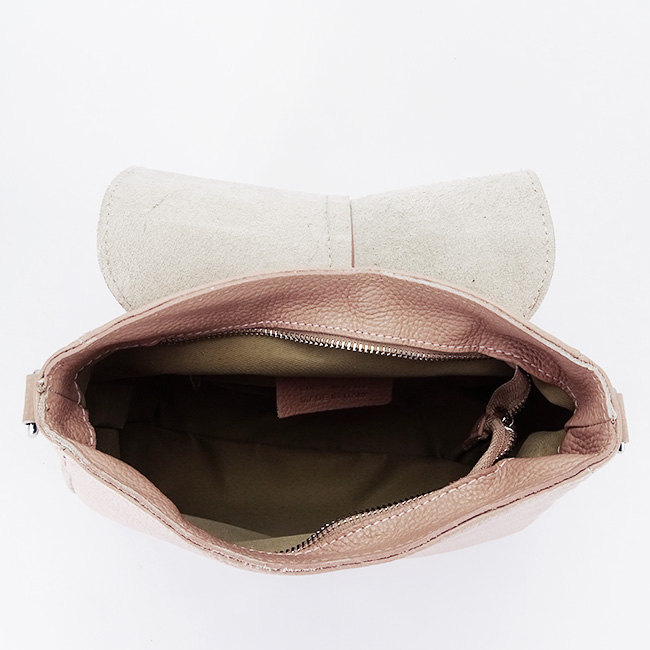 Geanta roz deschis din piele naturala 8960 123 [8]