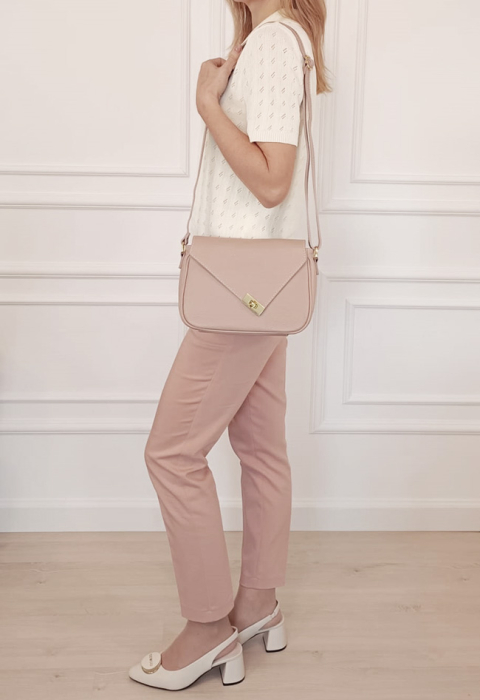 Geanta roz din piele naturala 8911 128 [2]