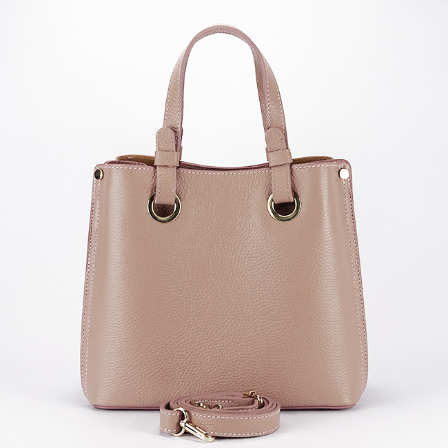 Geanta roz medie din piele naturala 8916 129 [5]