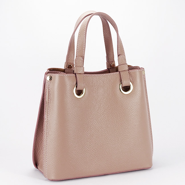 Geanta roz medie din piele naturala 8916 129 [3]