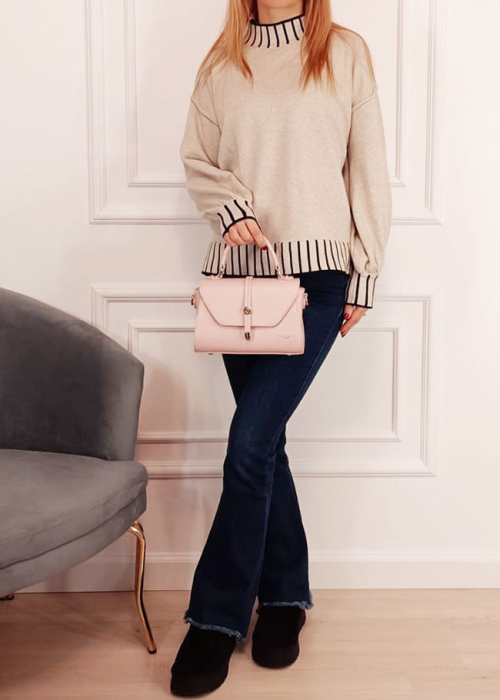 Geanta roz mica Flora&Co Paris F8581 16 [2]