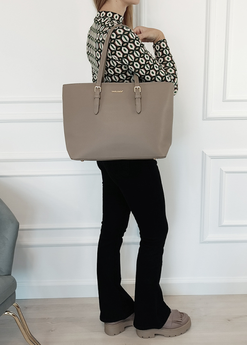 Geanta taupe David Jones de talie mare CM6738-3 M13 [2]