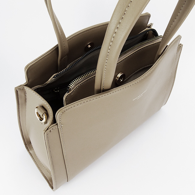 Geanta taupe David Jones Paris 7182-2 11 [8]