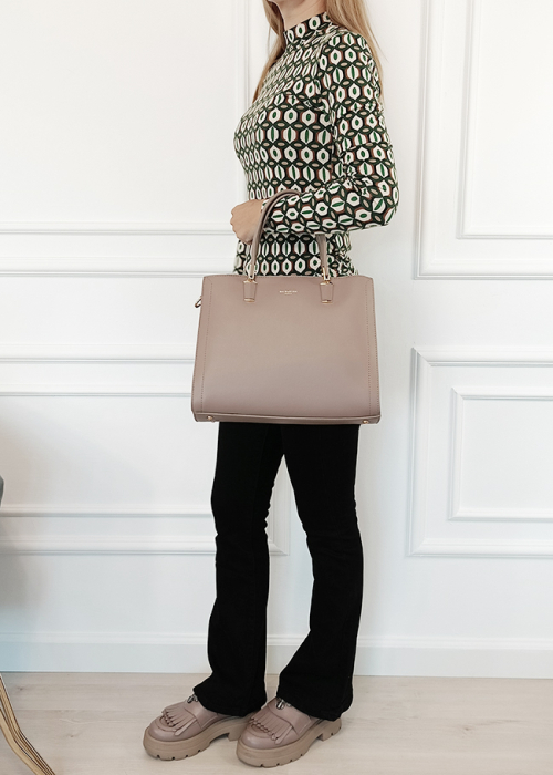 Geanta taupe David Jones Paris CM6718-5 11 [2]