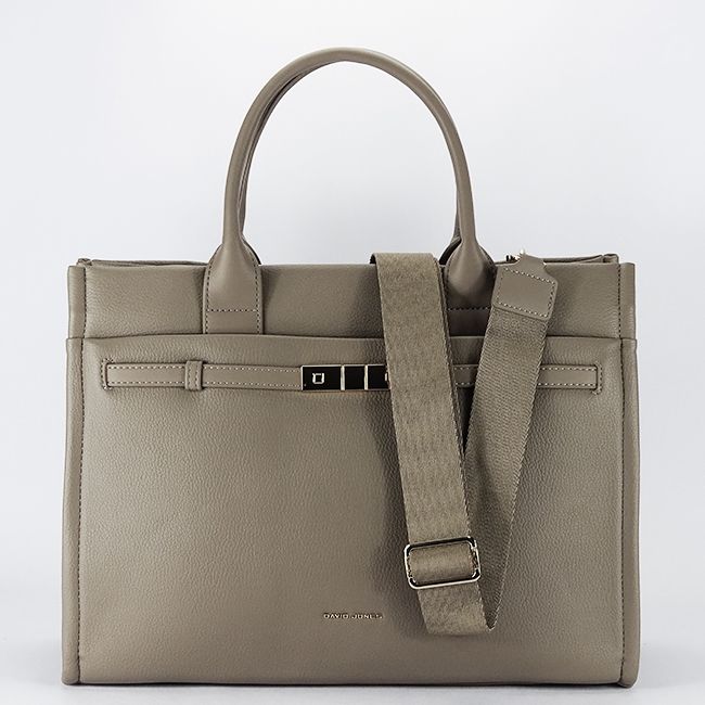 Geanta taupe deschis mare David Jones CM7736 17 [6]