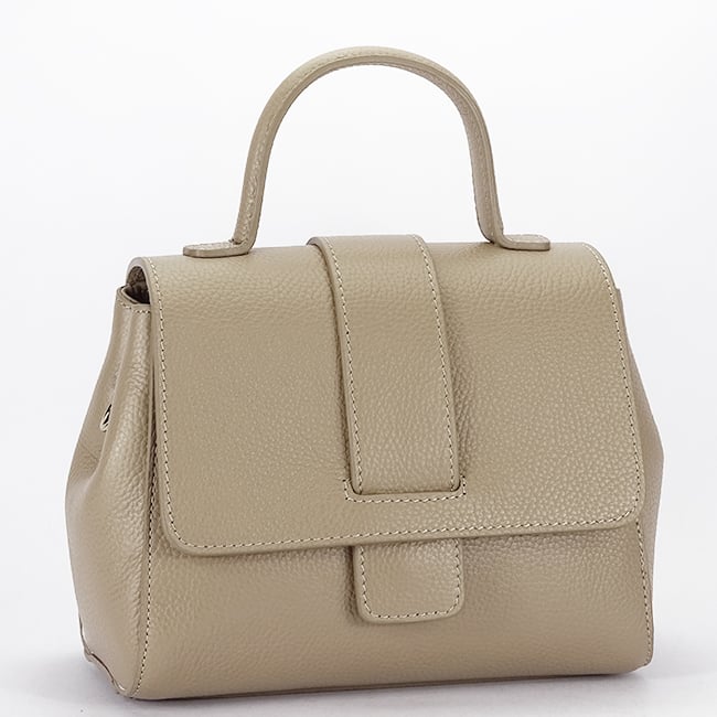 Geanta taupe din piele naturala 1047 123 [3]
