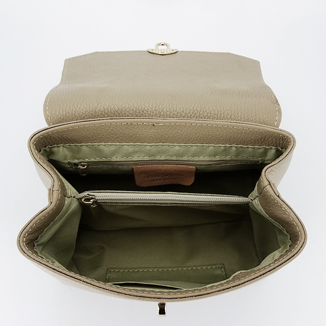 Geanta taupe din piele naturala 1736 131 [8]
