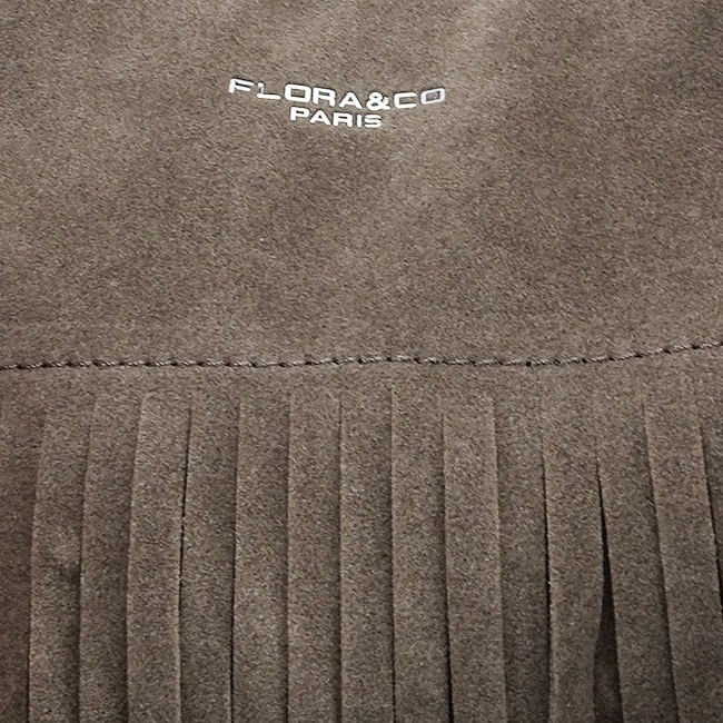 Geanta taupe Flora&CO Paris cu franjuri F7515 14 [10]