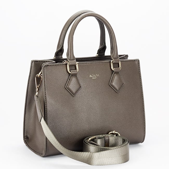 Geanta taupe inchis casual Acacia Paris G-24256 15