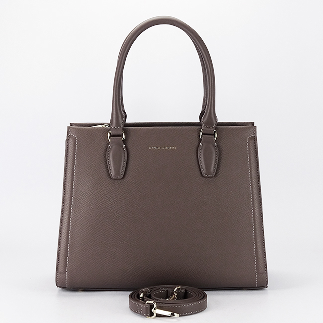 Geanta taupe inchis mare David Jones CM7651 16 [6]