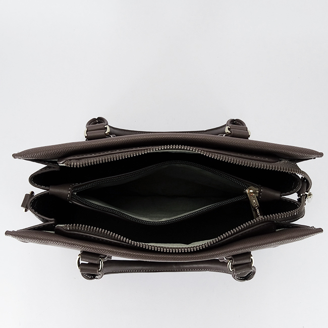 Geanta taupe inchis mare David Jones CM7651 16 [8]