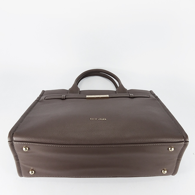 Geanta taupe inchis mare David Jones CM7736 17 [7]