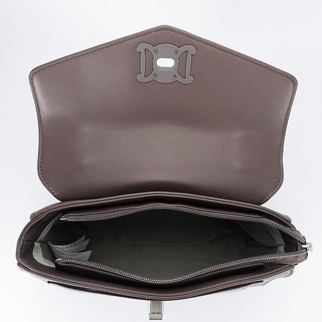 Geanta taupe inchis medie David Jones CM7793 14 [8]