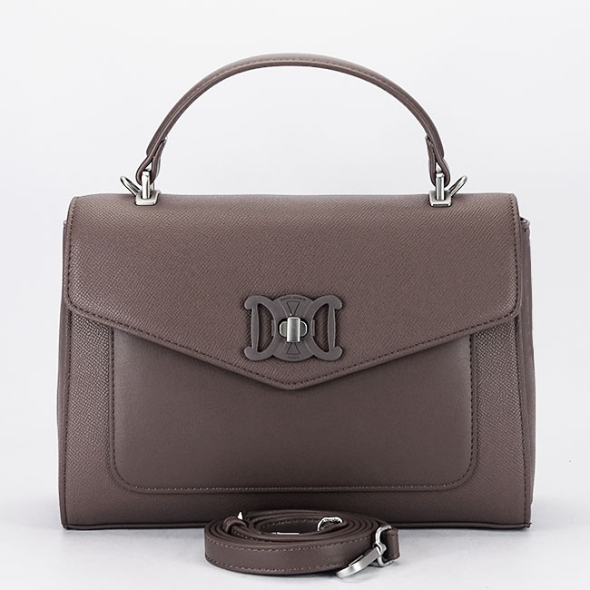 Geanta taupe inchis medie David Jones CM7793 14 [6]