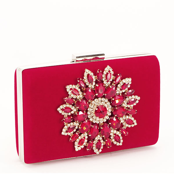 Geanta tip clutch rosu Mira [4]
