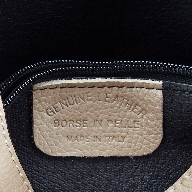 Geanta tip sac din piele naturala 8951 119 Bej [10]