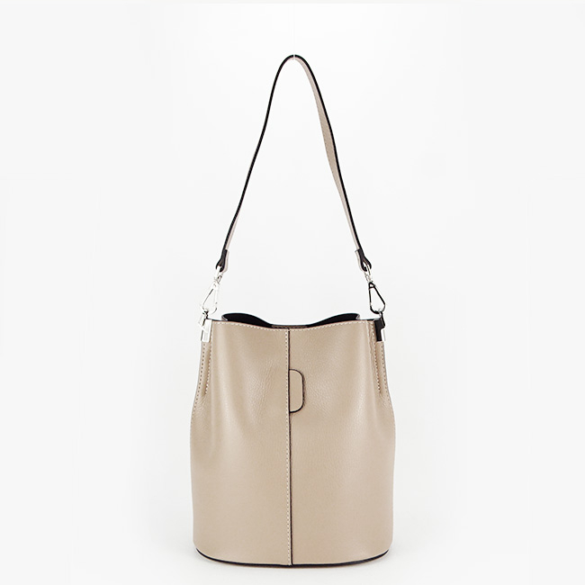 Geanta tip sac din piele naturala 8951 119 Bej [6]