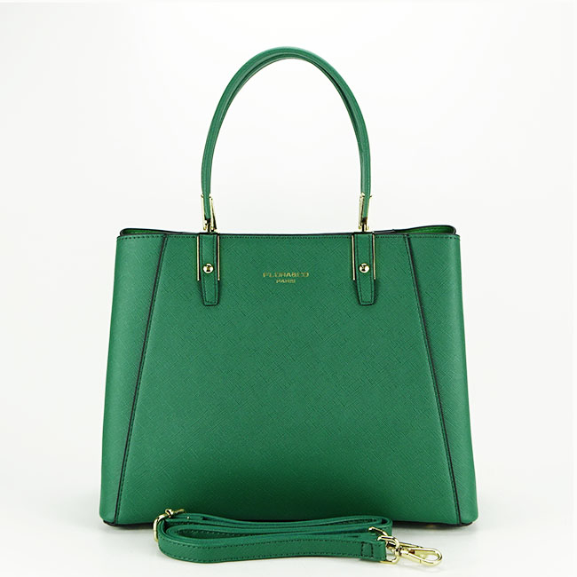 Geanta verde Flora&Co Paris de talie mare F2588 11 [5]