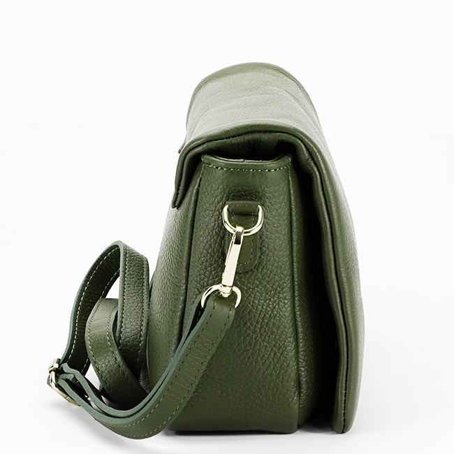 Geanta verde kaki din piele naturala 7000 120 [3]