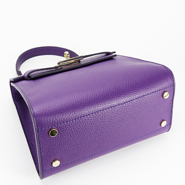 Geanta violet din piele naturala 8949 121 [6]