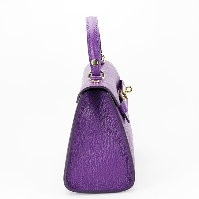 Geanta violet din piele naturala 8949 121 [3]