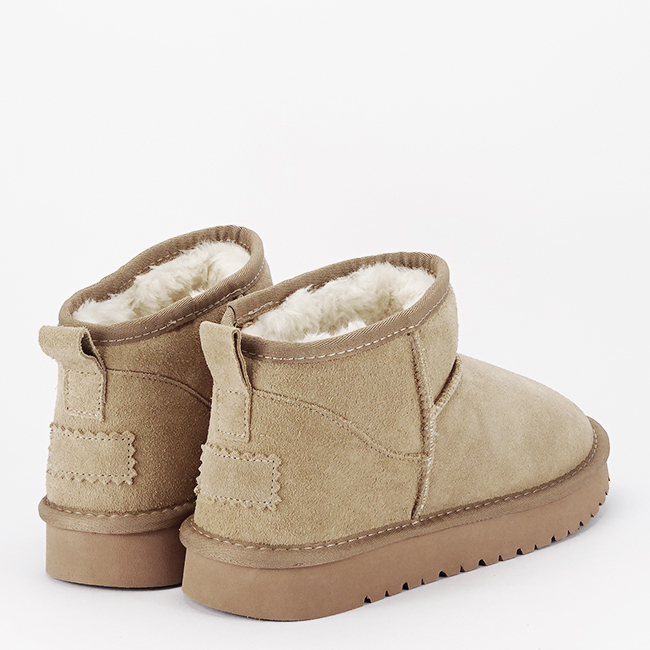Ghete bej din piele naturala JB1966 111 [6]