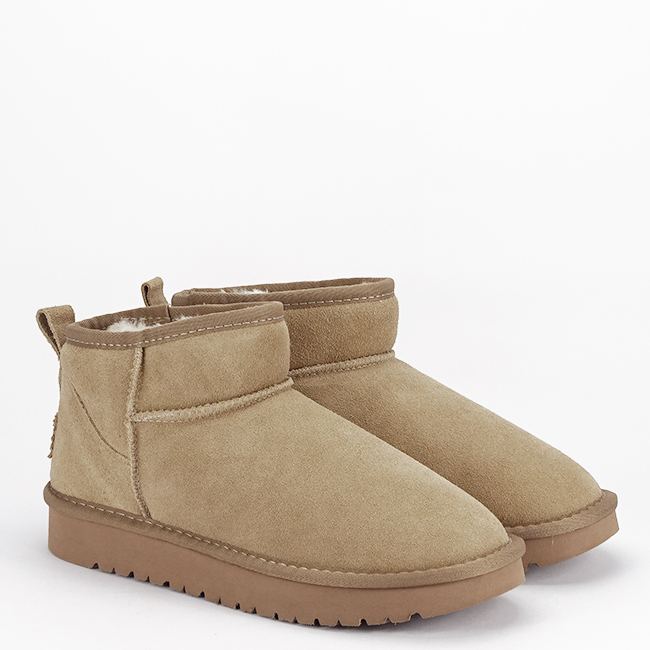 Ghete bej din piele naturala JB1966 111 [4]