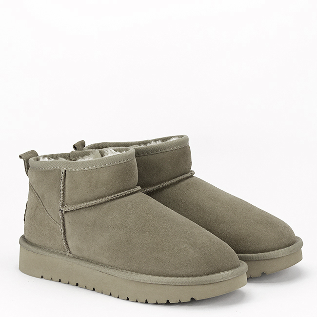 Ghete taupe din piele naturala JB1966 111 [4]
