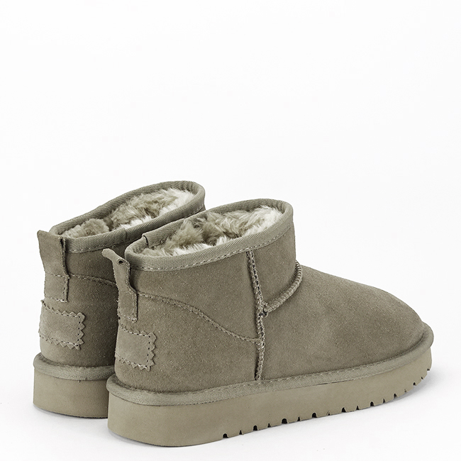 Ghete taupe din piele naturala JB1966 111 [5]