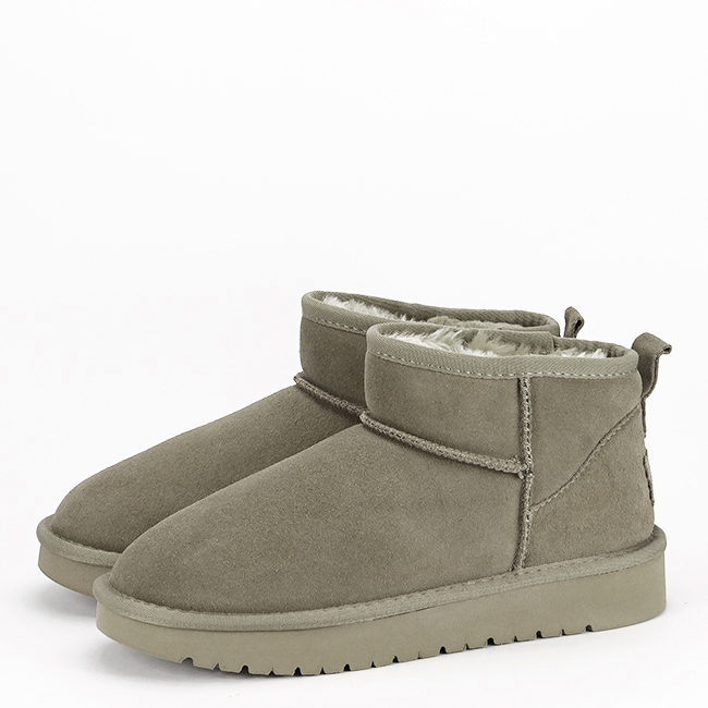 Ghete taupe din piele naturala JB1966 111 [2]