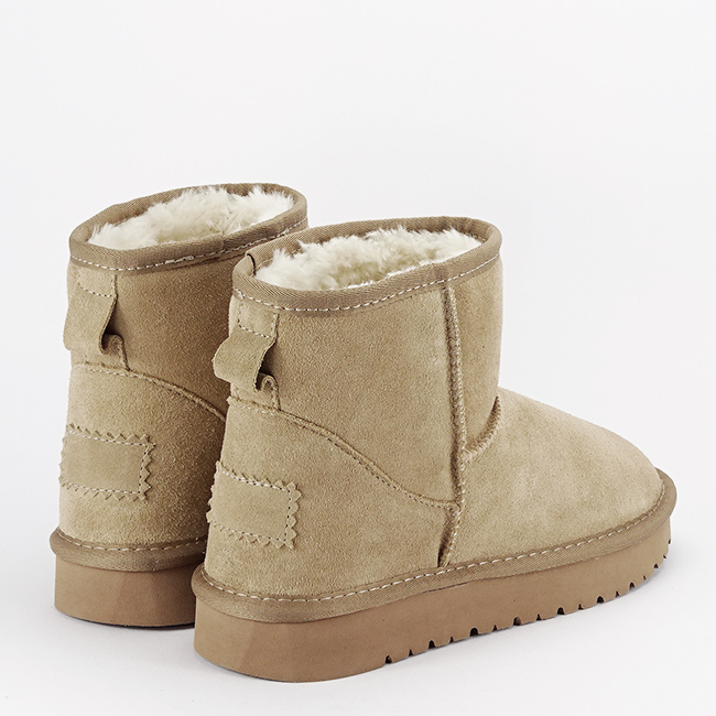 Ghete bej din piele naturala JB1967 111 [6]