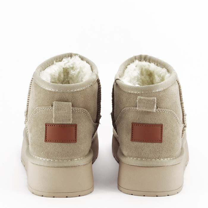 Ghete bej din piele naturala SW-012 111 [5]