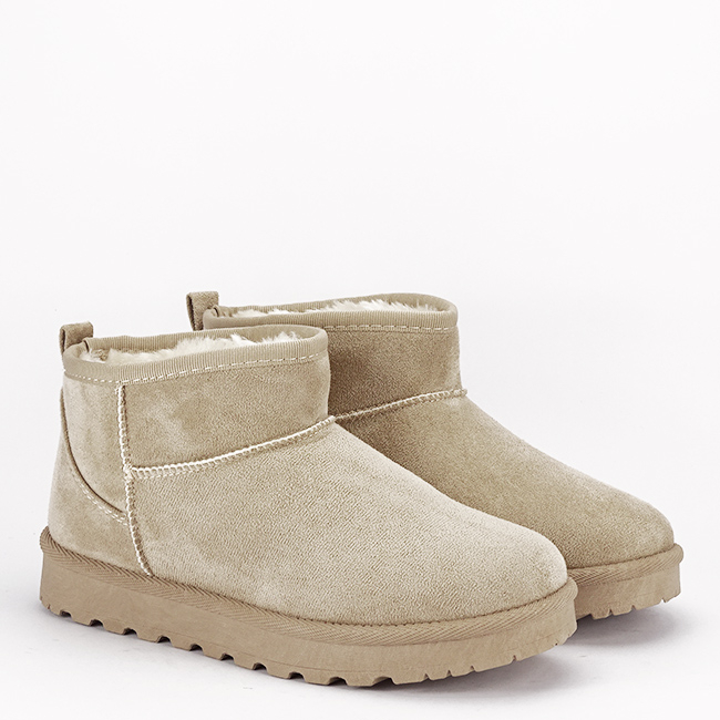 Ghete bej imblanite tip UGG 88-155 112 [6]