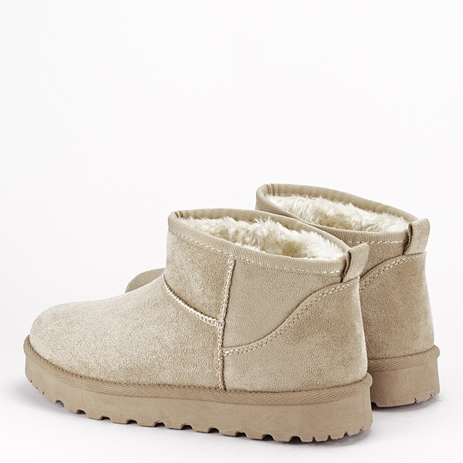 Ghete bej imblanite tip UGG 88-155 112 [3]