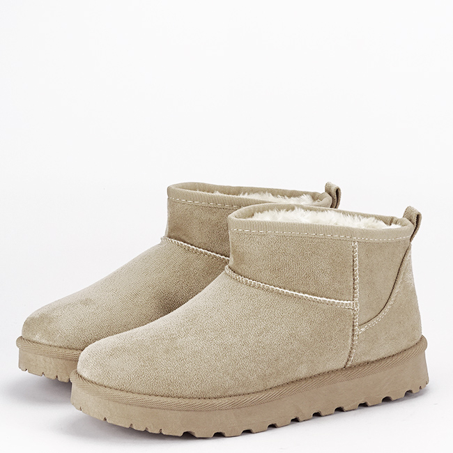 Ghete bej imblanite tip UGG 88-155 112 [2]