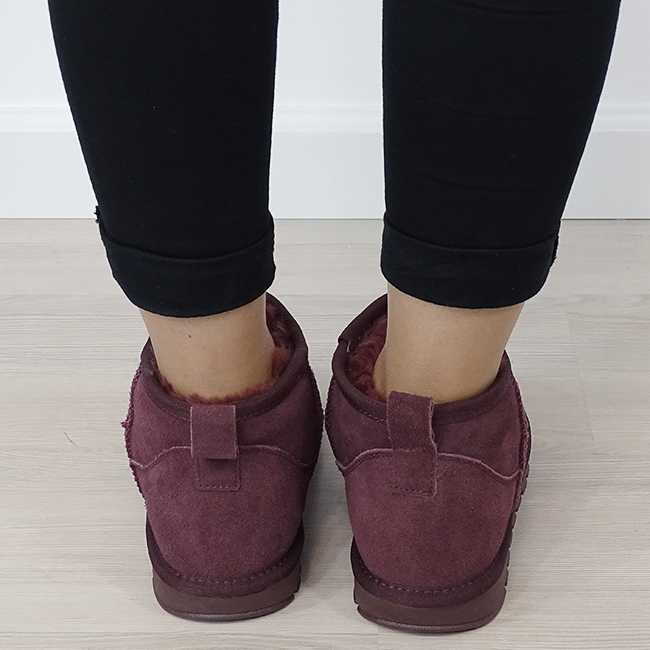 Ghete bordo din piele naturala W5821 118 [4]