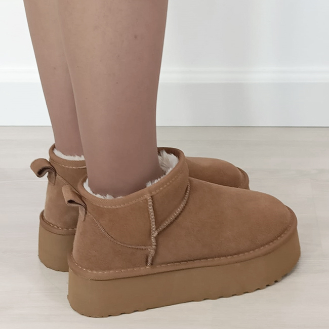 Ghete camel din piele naturala 6391 113 [6]