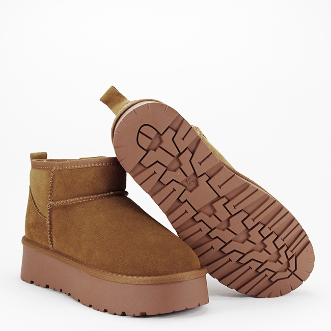 Ghete camel din piele naturala JB1924 118 [8]