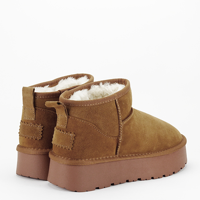 Ghete camel din piele naturala JB1924 118 [6]