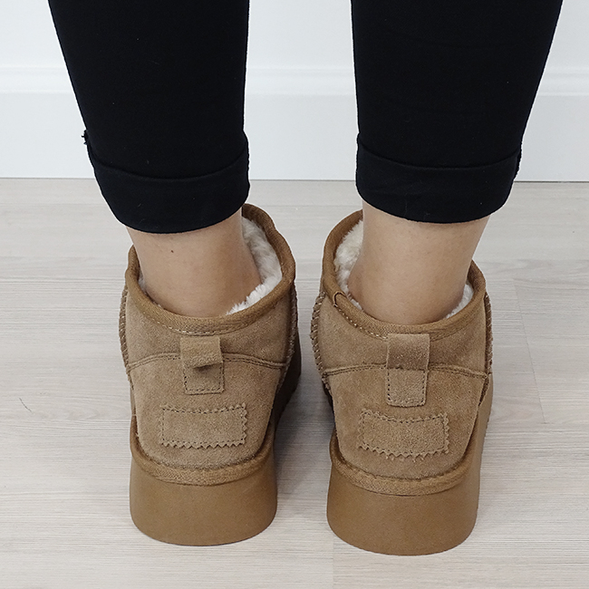 Ghete camel din piele naturala NN604 116 [4]