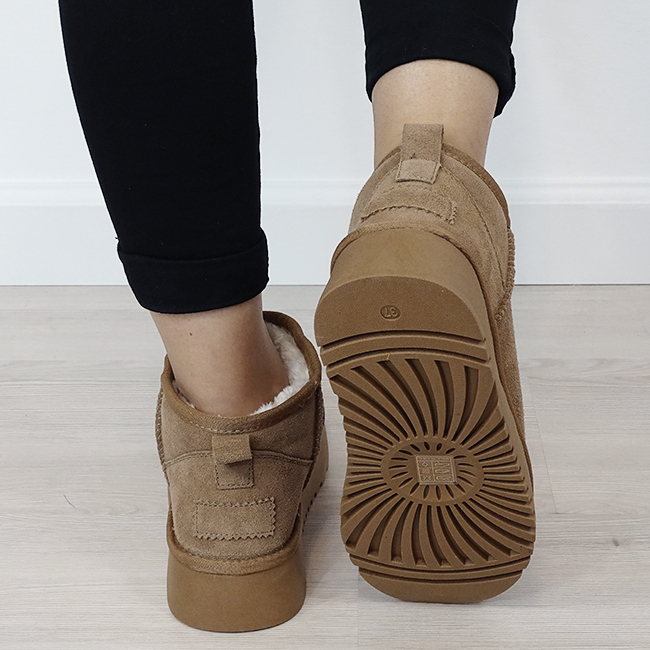 Ghete camel din piele naturala NN604 116 [5]