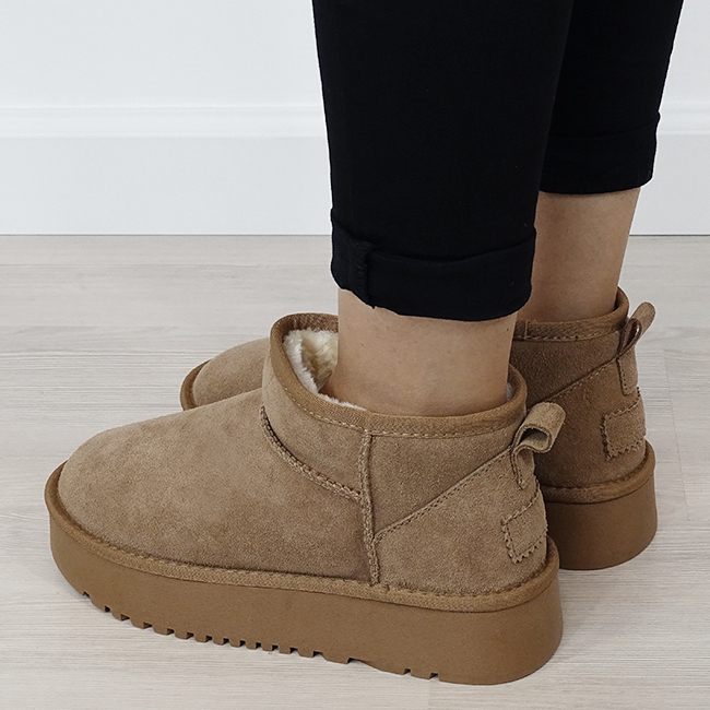 Ghete camel din piele naturala NN604 116 [3]