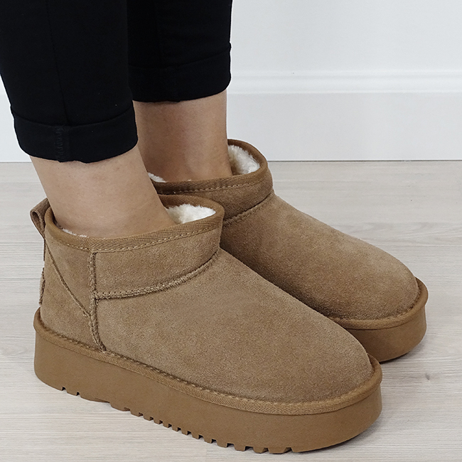 Ghete camel din piele naturala NN604 116 [7]