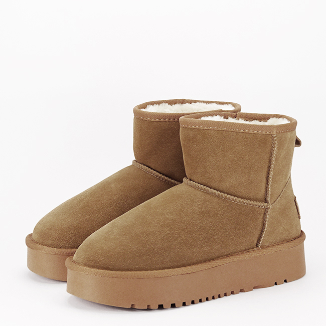 Ghete camel din piele naturala NN605 117 [2]