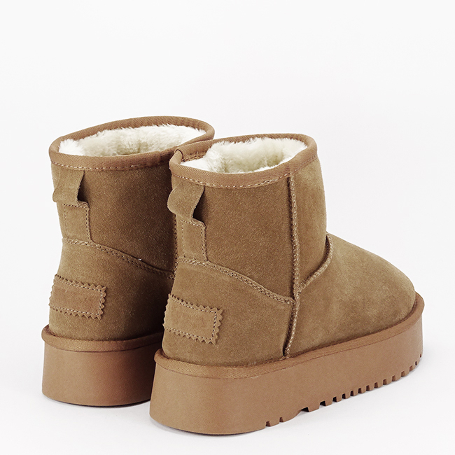 Ghete camel din piele naturala NN605 117 [7]